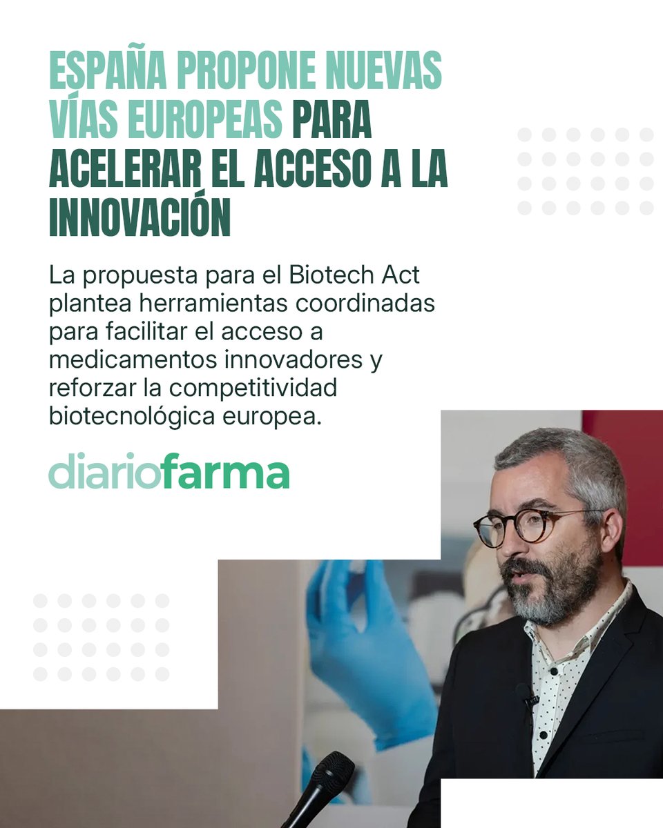 cesif_ES's tweet photo. #NoticiasDelSector

📊 Datos de salud para reforzar los ensayos clínicos (El Globalfarma)
🇪🇺 Nuevas vías de acceso a la innovación (Diariofarma)
🧬 Terapia génica española contra el Alzheimer en fase clínica (Pharmatech)

👉 https://t.co/FodXPBoa6Z

#Cesif https://t.co/fMP9kTAW9k
