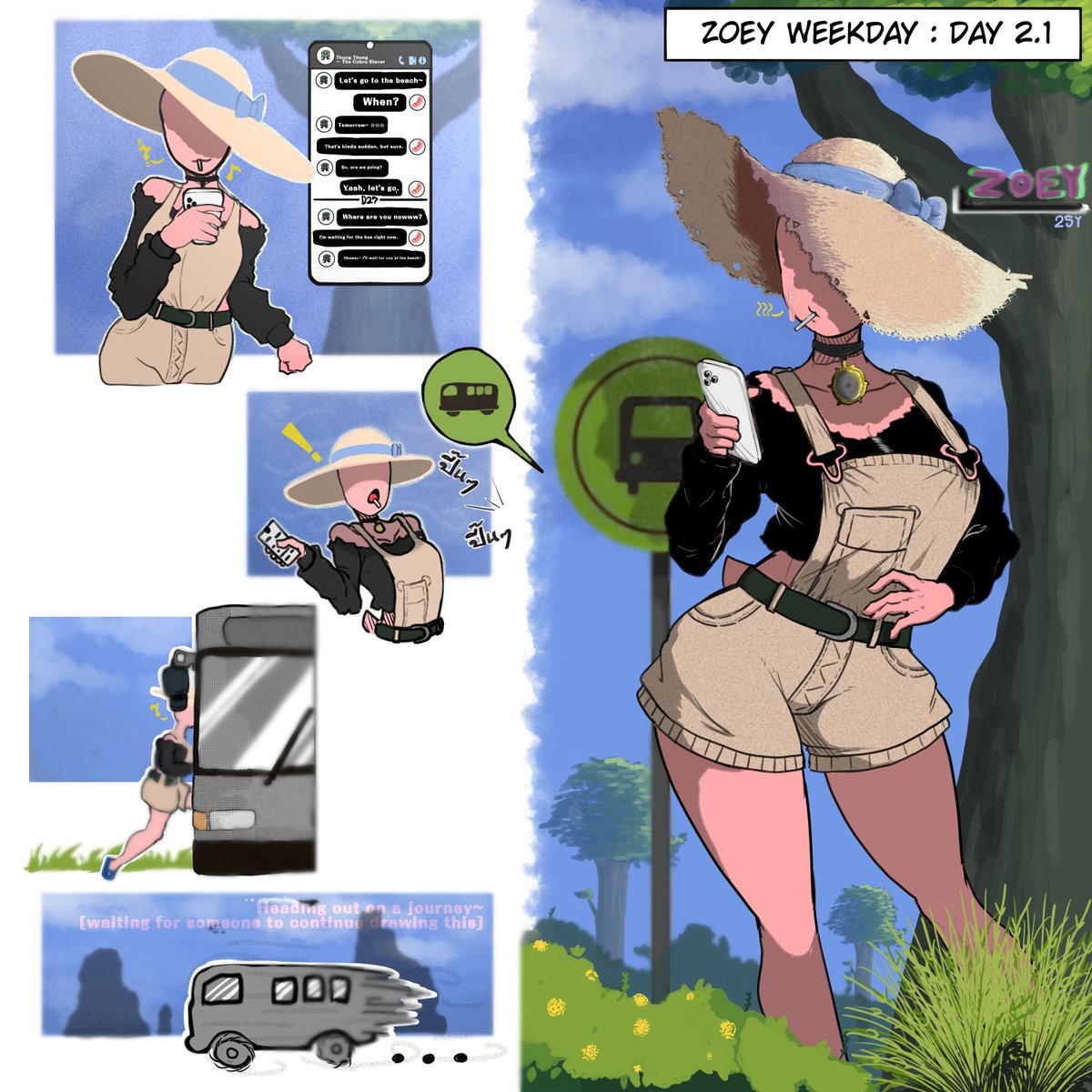 Tutaros's tweet photo. This is a short comic I made just for fun. I might add more to it in the future. https://t.co/xslgwlQmUC