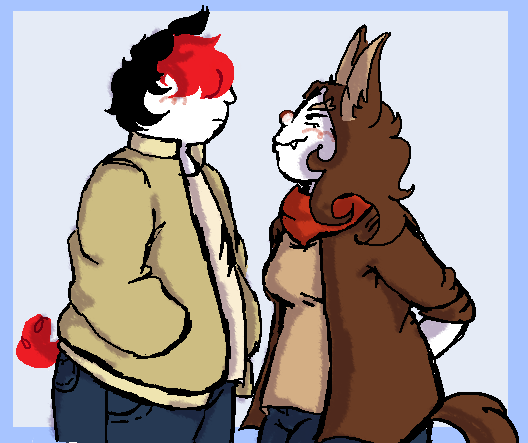 Valtnm95's tweet photo. Dibujo Silly y rapidin que le hice a mi novio siendo #RalphWolf y #SamSheepdog https://t.co/F1GIuWfYZQ