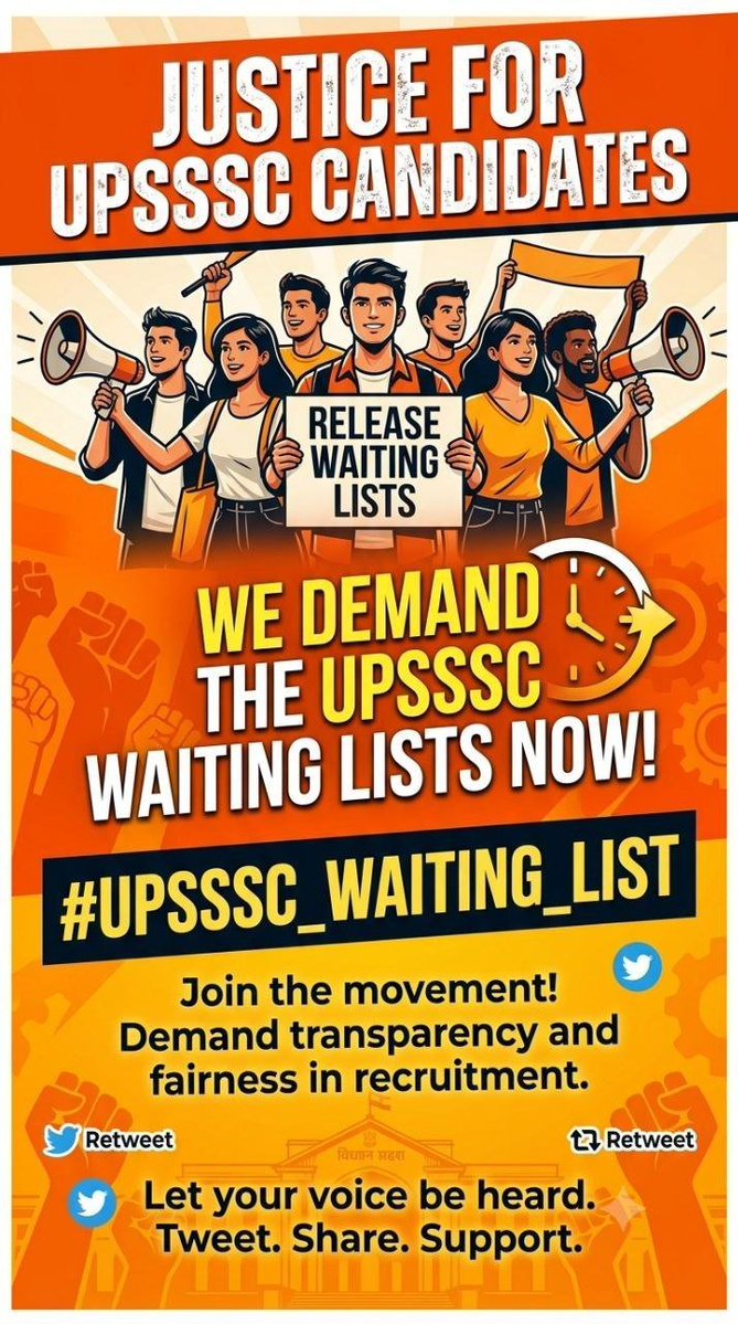 Rahul114338's tweet photo. #UPSSSC_WAITING_LIST 

1 बच्चा ही कई भर्तियों में चयनित हो रहा है.... अगर waiting list आती है तो कई बच्चों को मौका मिलेगा जिससे बेरोजगारी में गिरावट आएगी और लोगों को रोजगार मिलेगा।
@myogiadityanath @CMOfficeUP @yadavakhilesh @lalantopi @newspinch_ https://t.co/odbmQsvRf9