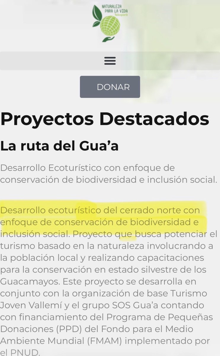 PabloCamPiq's tweet photo. 💢 Buenos días familia.

El martes pasado (8-9) el Gobierno se gastó 250.000€ en:
“Desarrollo ecoturístico del cerrado norte con enfoque de conservación de biodiversidad e inclusión social (PARAGUAY)”

Suma y sigue. Buen domingo. https://t.co/tmqU0K4E4s