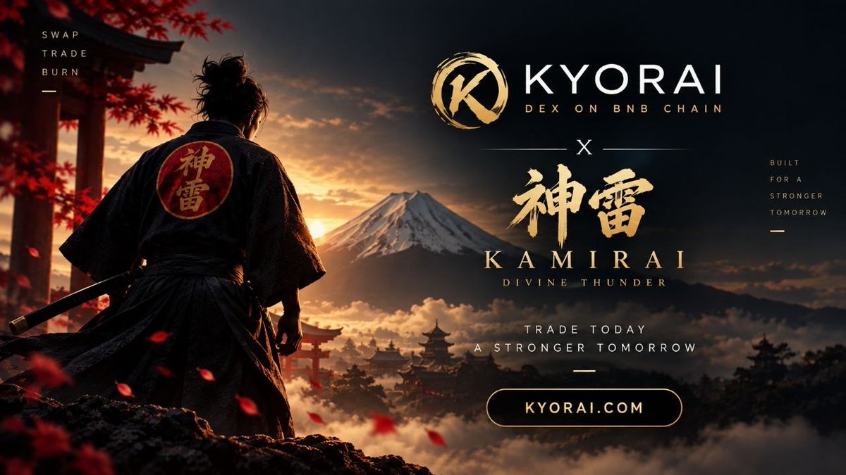 riacryptos's tweet photo. What stands out to me about KAMIRAI is that the utility isn’t sitting on a roadmap. It’s already connected to a live product.

Kyorai is a non-custodial exchange on BNB Smart Chain where users can connect a wallet and swap 400+ tokens without an account, email, or KYC. It also aggregates liquidity across multiple DEX sources to find competitive routes.

The bigger angle is how trading activity connects back to $KAMIRAI. A portion of the exchange fees is used to buy and burn $KAMIRAI, creating a direct link between platform usage and token supply.

With 46.7% of the total supply already burned, the foundation is certainly interesting.

I’m watching how Kyorai adoption develops and what that means for $KAMIRAI over time.

Trade: https://t.co/iTtZoMRloK