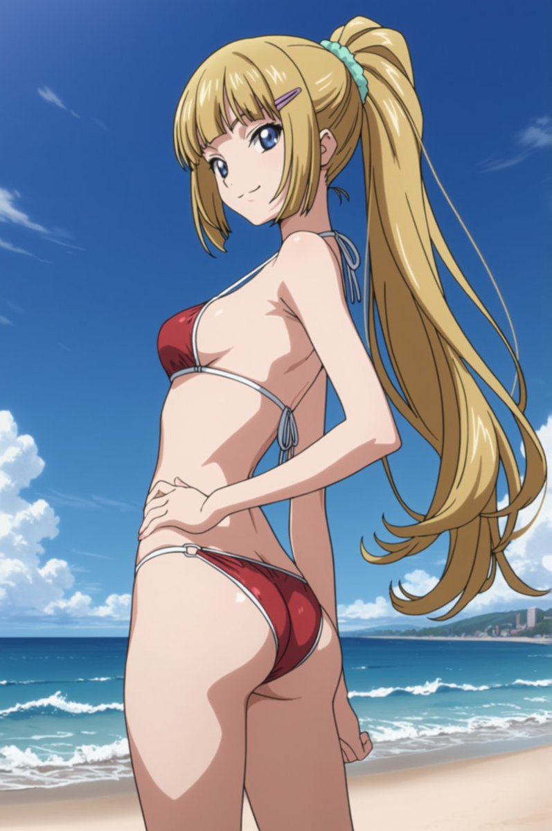 czarsonAI's tweet photo. Kei on a beach pt 24 in code Geass style

#AIart #AIイラスト #ClassroomOfTheElite #COTE #ようこそ実力至上主義の教室へ #よう実 #KaruizawaKei  #軽井沢恵 https://t.co/RkAGNf2ylv
