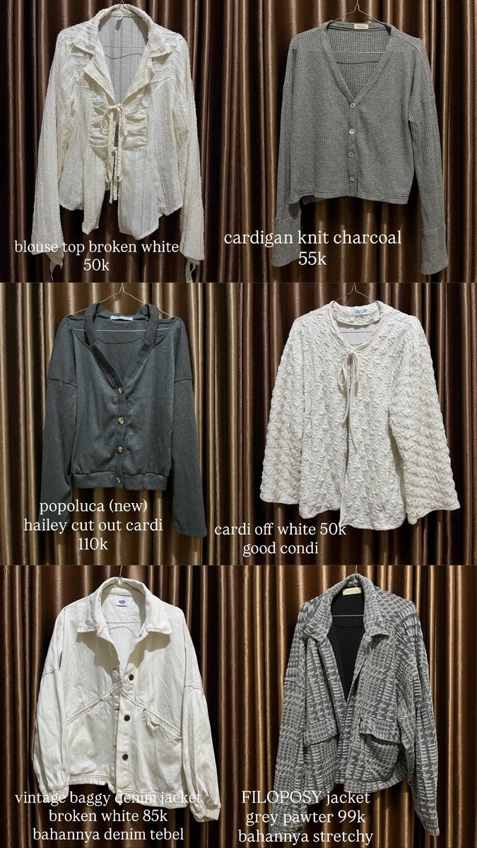 swanberryyy's tweet photo. wts! preloved mau ngurangin isi lemari, mostly all good condi, bisa nego kokk chat dm aja, cod tembalang/ area semarang #preloved #wts #tembalang #undip #jualbaju #zonajajan #zonauang https://t.co/Iz5RCeobjO
