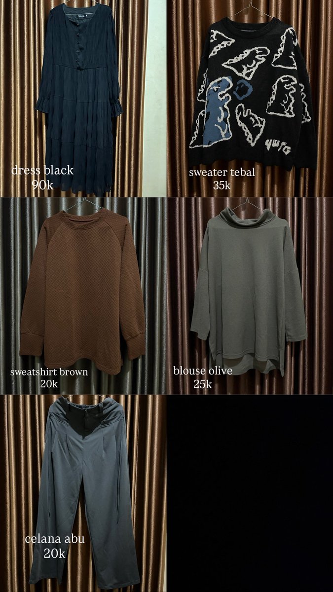 swanberryyy's tweet photo. wts! preloved mau ngurangin isi lemari, mostly all good condi, bisa nego kokk chat dm aja, cod tembalang/ area semarang #preloved #wts #tembalang #undip #jualbaju #zonajajan #zonauang https://t.co/Iz5RCeobjO