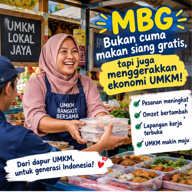 itsmeginar's tweet photo. Program Makan Bergizi Gratis tidak hanya menjamin kecukupan gizi anak-anak, tapi juga berkontribusi mencetak generasi unggul menuju Indonesia Emas 2045. #mbg https://t.co/ONLnu3Mfaw