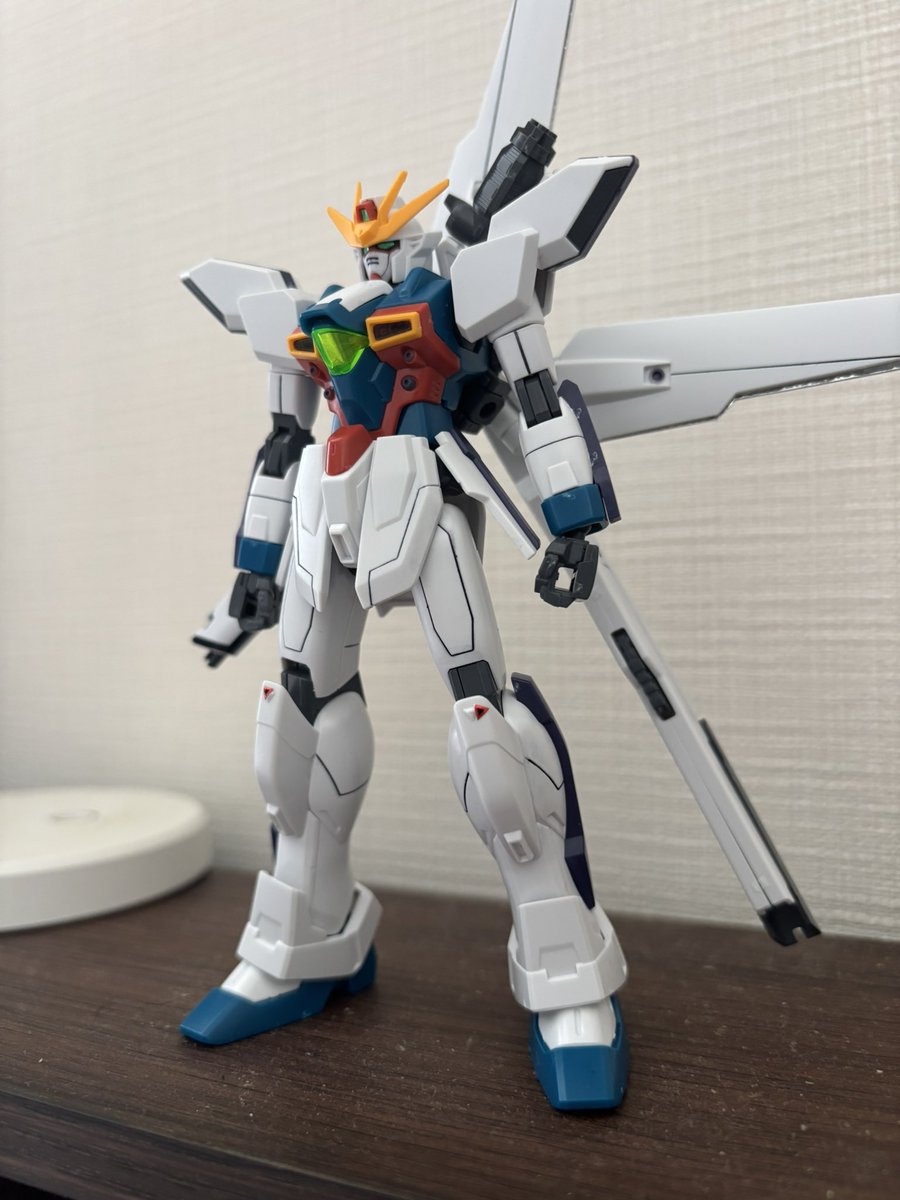 not_88_'s tweet photo. ガンダムX完成👏

武装が背中にマウントできたり何よりでかいキャノン背負っているというのがとてもロマンを感じて好き
 #ガンプラ
 #ガンプラ好きと繋がりたい https://t.co/RwVktM3ppK