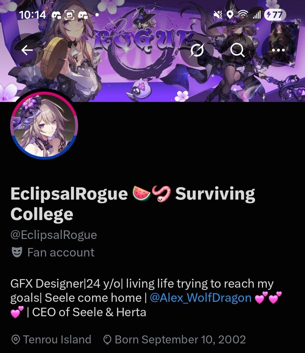 EclipsalRogue's tweet photo. I was planning to just change my og banner but the file got corrupted so I decided to remaster it ❤️❤️

But uhh yeah, it was a long thought process, but with my graduation coming soon, I'm on a new era of my life

Which means a new name change :3 https://t.co/udk5kXKWQO