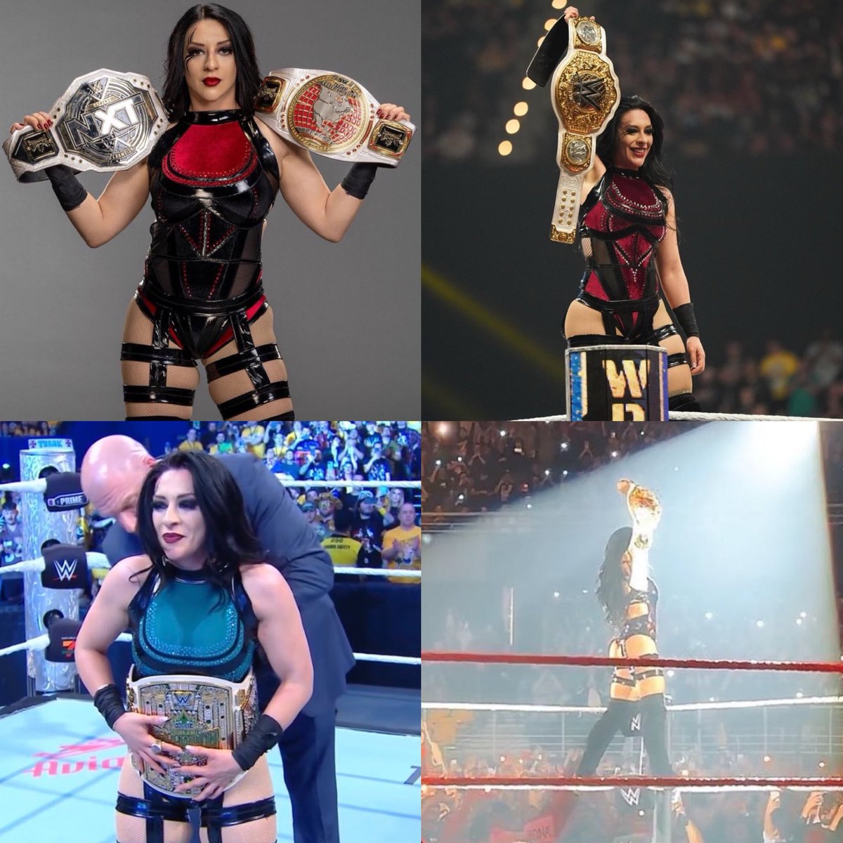 TwistedJohnX's tweet photo. stephanie vaquer has won 5 titles in the span of a year in a half. https://t.co/PpqITOcnoO