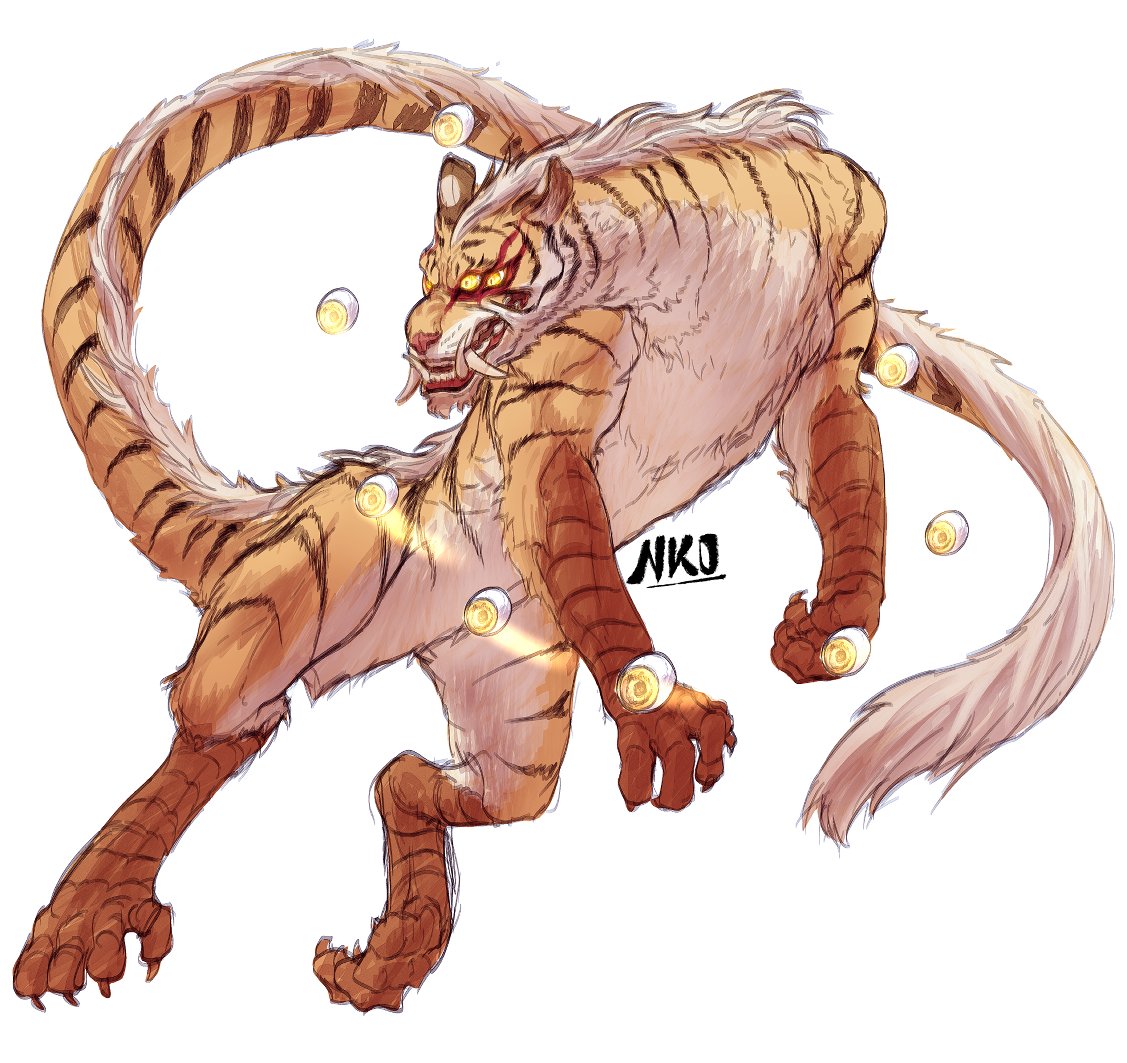 Nicko_Febrian's tweet photo. Tigon!
it was such a fun design I did.
it was inspired by Baihumon from Digimon 😁 https://t.co/PH1fOhaXdl