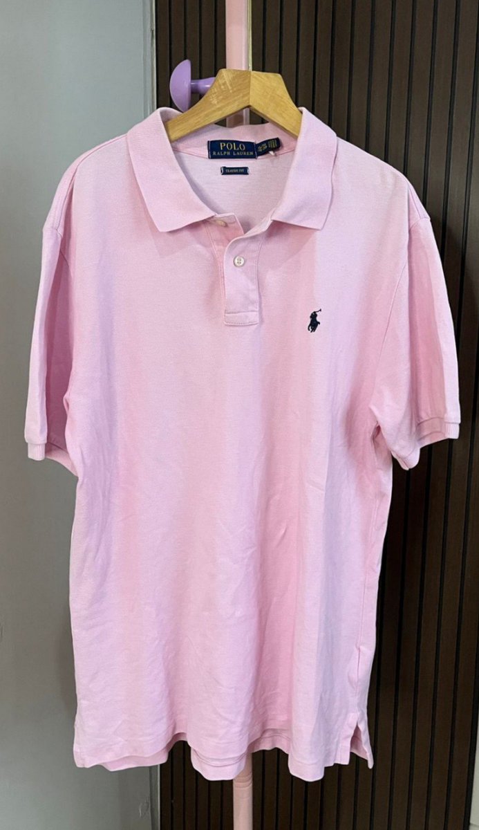 nutsuenak's tweet photo. wts polo shirt pink polo Ralph Lauren original no minus, size XL ld 100 p 70 cocok buat style old money

💸 only 70k
🛒 app preloved, gratis ongkir 

dm if interested!

t. wts wtb preloved polo #wts #wtb #preloved #zonauang #zonajajan #bu https://t.co/QnZmdcJgKf