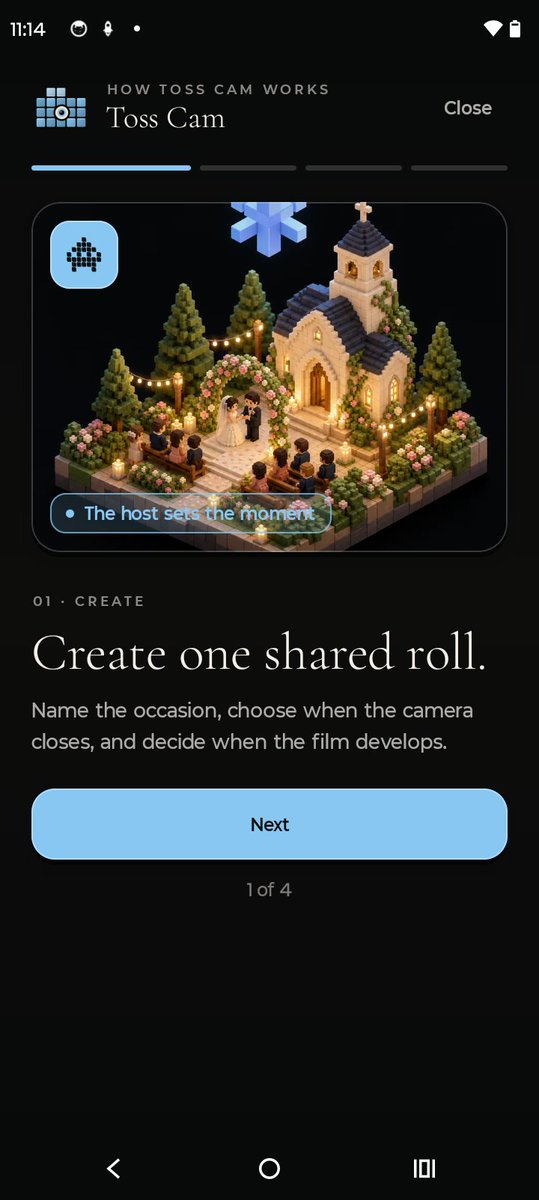 Mafora_'s tweet photo. Thank you to everyone testing Toss Cam! Google approved production access; launch is still being prepared. Iโm inviting more testers: 5 complimentary films, up to 25 guests each. DM for accessโhonest feedback, not ratings. #BetaTesters #AppTesting #BuildInPublic https://t.co/t1YRGR5BGU