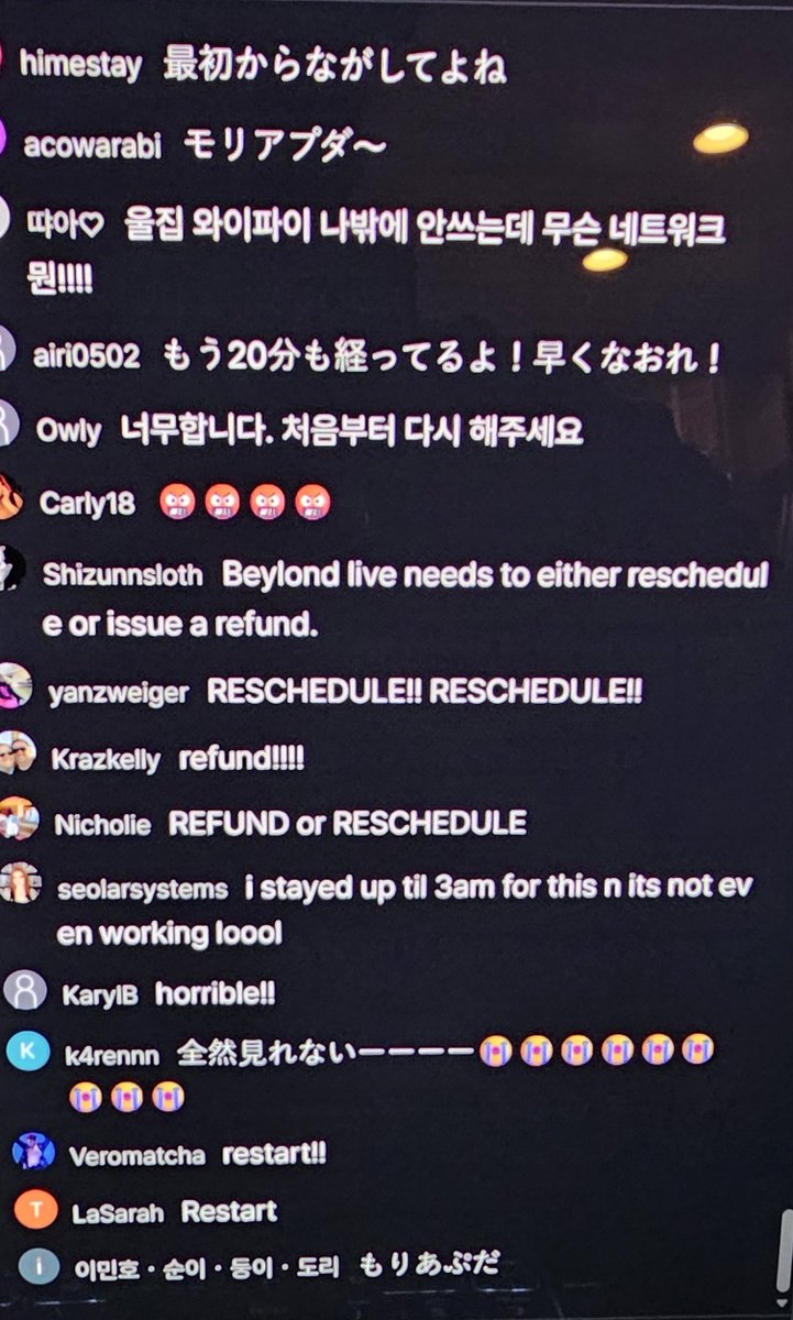 stay_nca's tweet photo. Did @Beyond_LIVE do a piss poor upload and then go to sleep?? How is this re-stream STILL not fixed?! Restart the stream FFS https://t.co/sfDEkFtyHC