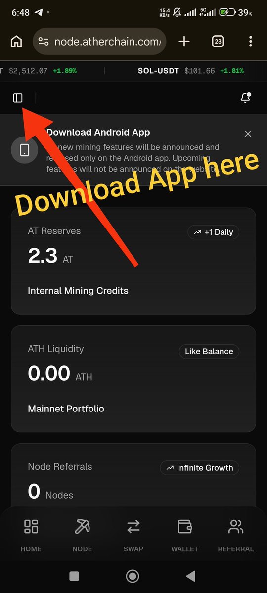 SKTricks_'s tweet photo. 🚀 JOIN ME ON ATHERCHAIN 🚀

⛓️ AtherChain Mining

💰 Mining Base Rate: 1 AT / 24 Hours
📦 Total Supply: Coming Soon
📊 Token Allocation: Coming Soon

🎁 Referral Code: GR3WTII1

🔗 Sign Up &amp; Download the App:
https://t.co/HOJu8M7oUe

🔥 Start mining and build your network early! https://t.co/8NKIkDPkGw