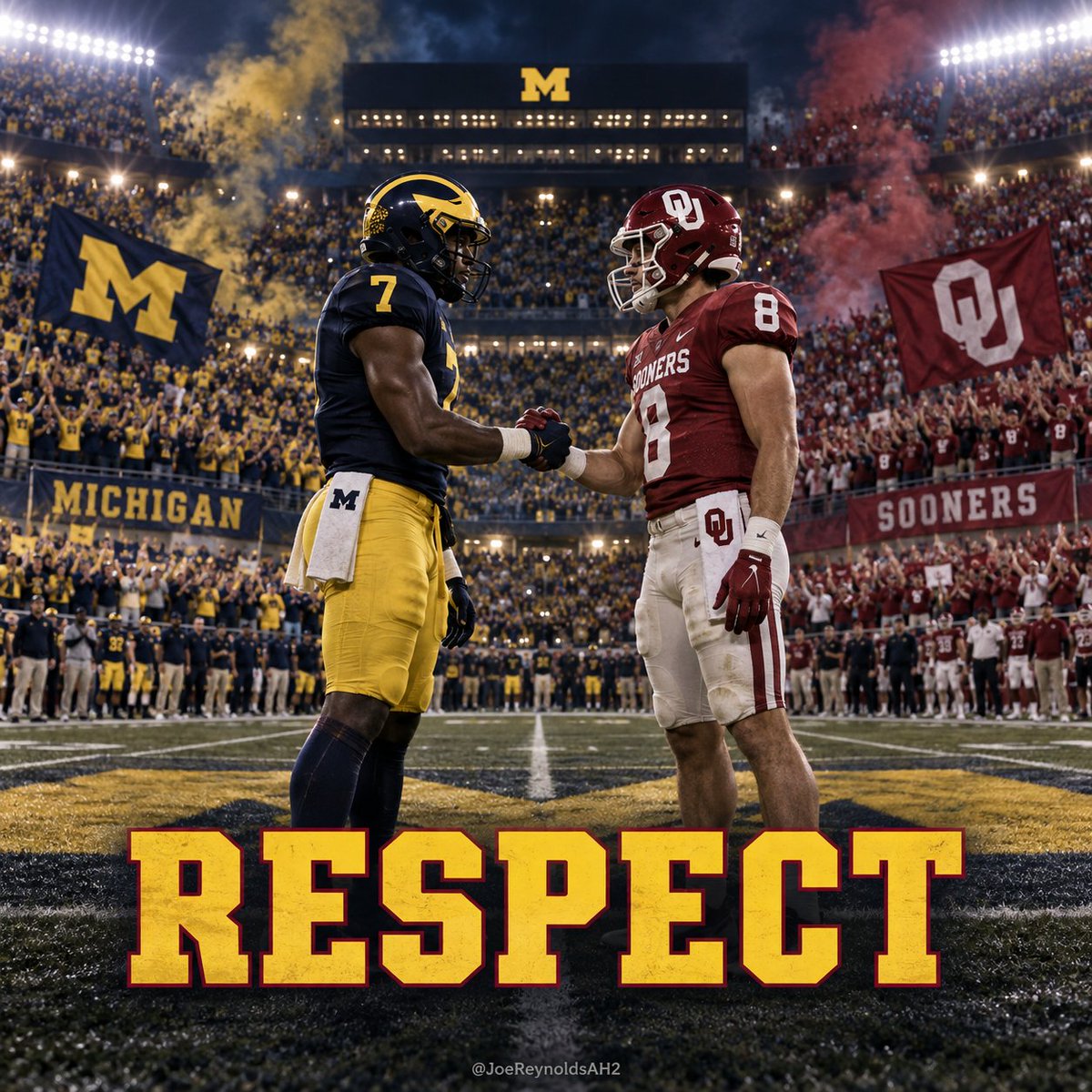 JoeReynoldsAH2's tweet photo. Respect to all of the Oklahoma fans... y'all have been amazing! 🫡 https://t.co/4YcSUGuVUv