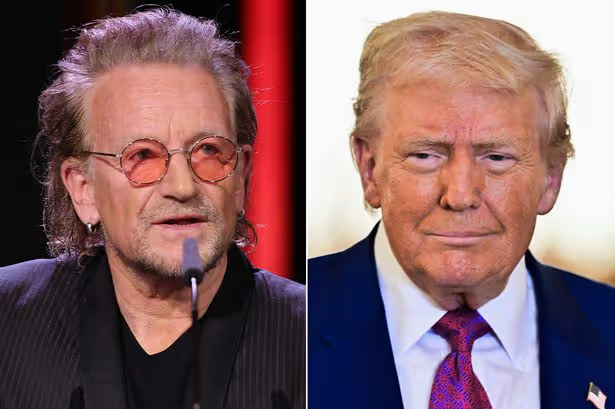 Damaan4u33's tweet photo. Irish singer Bono on Donald Trump:  "America is the best idea the world has ever come up with. But Donald Trump may be the worst thing to happen to America. He's trying to hijack the idea of America. People of conscience must not let this man turn their country into a casino." https://t.co/ot7fOJ9Wb6