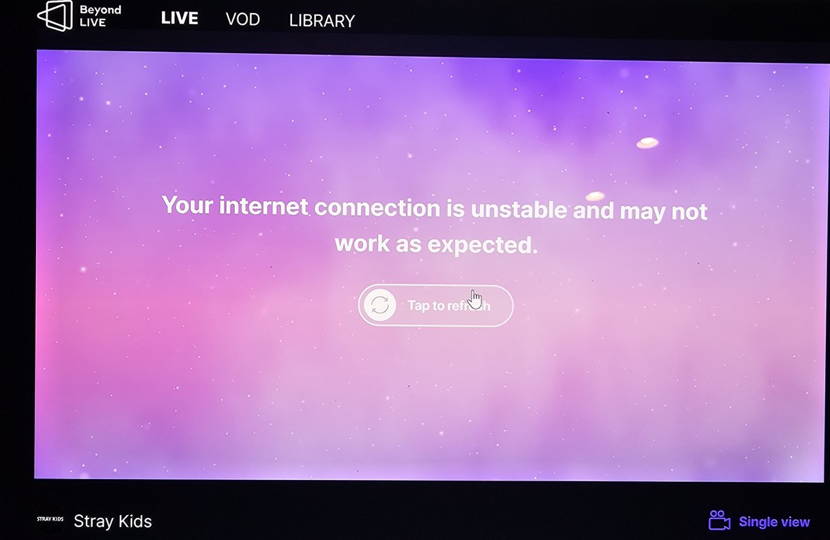 stay_nca's tweet photo. Is it "We're checking the circumstances" or "your internet is the problem"? The ghostlighting and contradiction by @Beyond_LIVE is toxic relationship level atp. https://t.co/lYKiDN0JyZ