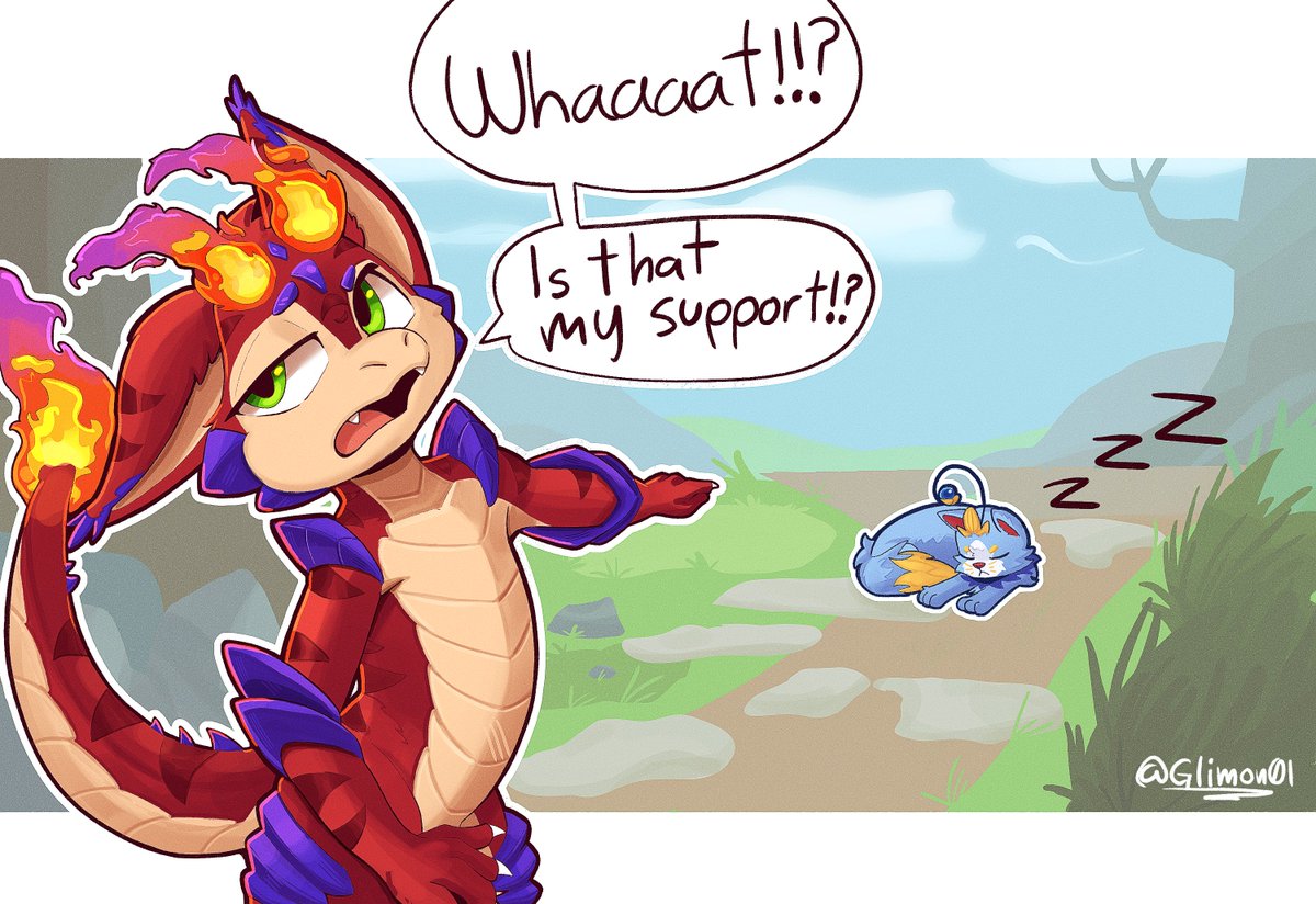 GLimon01's tweet photo. Smolder FanArt 🐉✨
"No way!!
Is that my support!!??"

#leagueoflegends #lol #smolder #fanart
#dragons #leagueoflegendsfanart #furry
#furryart #furryfanart #videogames https://t.co/iEy16YbTZZ