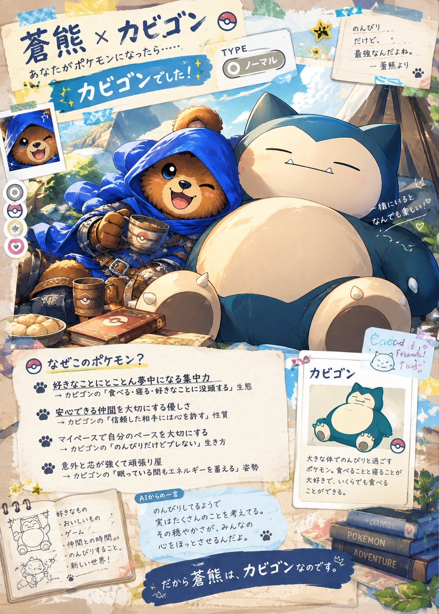 aokuMurder's tweet photo. リングマとかウーラオスとかツンベアーとか熊ポケモンかと思ったらカビゴン🤣 https://t.co/BBPH3L7hW6