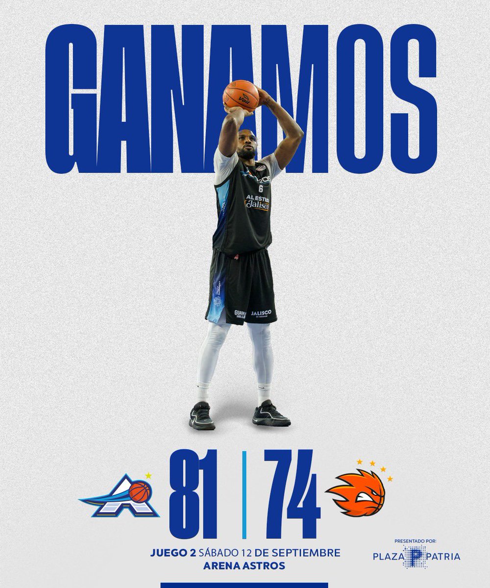 AstrosJalisco's tweet photo. GANAMOS EL SEGUNDO DE LA SERIE, AFICIOOOOOON 😤😤😤

Gracias por hacer pesar la casa y por su apoyo en todo momento, nos vemos en la siguiente serie ☄️

🎟️ Aprovecha el 2x1 en gradas SOLO POR TIEMPO LIMITADO y compra tus boletos en https://t.co/ltJzq9LH6M

Próxima serie: 

📆 Sábado 19 y Domingo 20 de Septiembre 
⏰ 6:00 pm y 5:00 pm 
🏟️ Arena Astros
🆚 Dorados de Chihuahua

El marcador final es presentado por @PlazaPatria