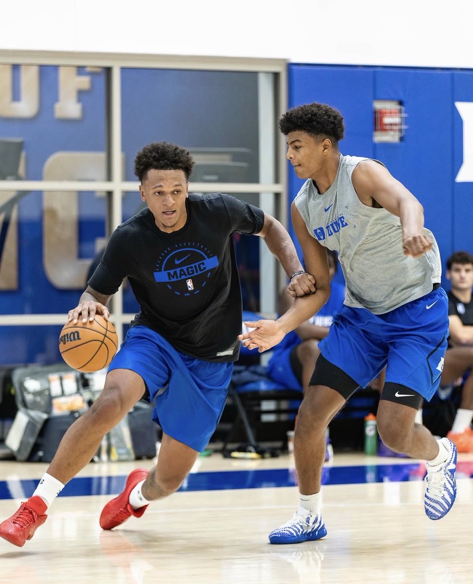 CLTBlueDevil's tweet photo. “Why do top recruits commit to Duke and take lesser roles? It has to be the money”

Duke practices: https://t.co/RWnEV6VNCq