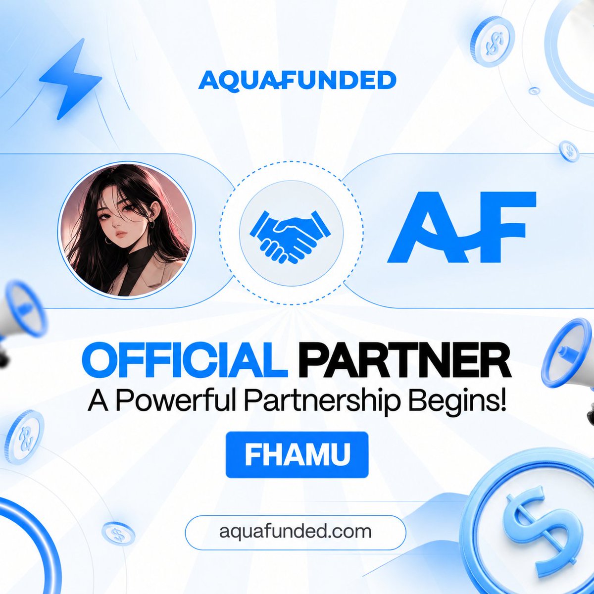 btc_fahmi's tweet photo. Officially partnered with @AquaFunded.
I bring the community. They bring the capital. Same lane.
AquaFunded lets you trade their money and keep up to 100% of the profit. Instant funding. Real withdrawals. Fast payouts backed by their payout guarantee. Built for traders who want to stay funded, not just get funded once.
What this partnership unlocks:
• Free instant funded account giveaway
• Up to 25% off with code FAHMU 
• Custom 24/7 support for this community
• Priority access to instant funded offers
• Faster onboarding + partner-only campaign drops
• First look at competitions, bonuses, and scaling
If you’ve been waiting for a firm that actually pays, funds fast, and backs traders long term  this is it.
Code is live. Giveaway is coming. Don’t watch other people get funded first.
