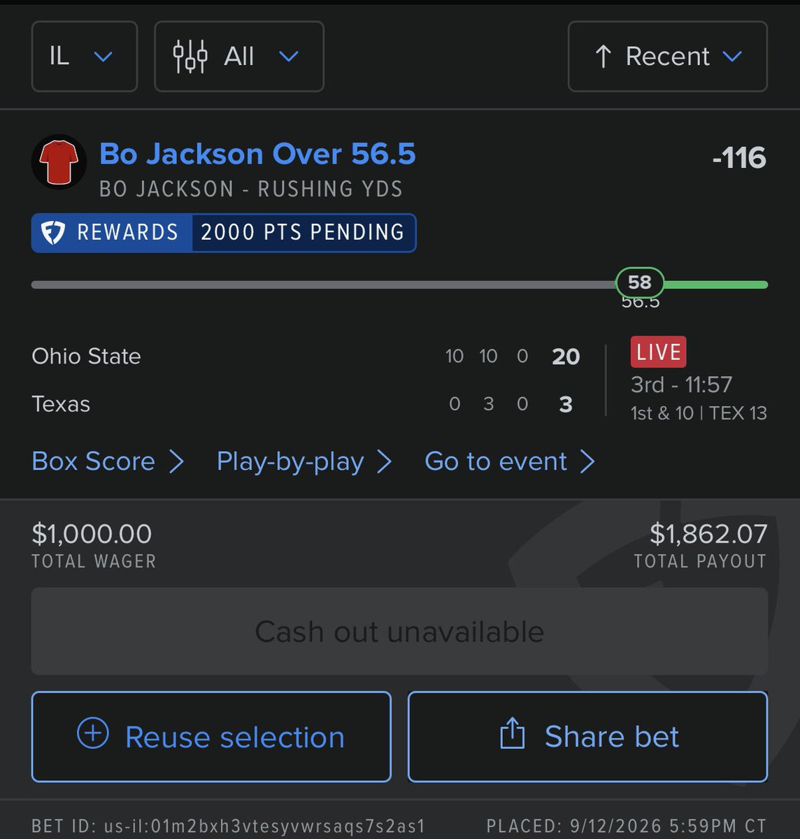 JoshICT_'s tweet photo. Bang cash the CFB Straight🤑

All plays posted in vip ⬇️
https://t.co/aiEtp0BuRB https://t.co/1pD1gqGjCM