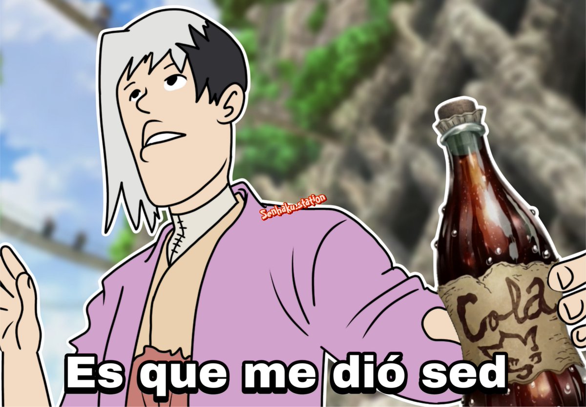 SenHaku_Station's tweet photo. Gen cuando le preguntas por qué traicionó a Tsukasa: https://t.co/pMPiwkrQ4c