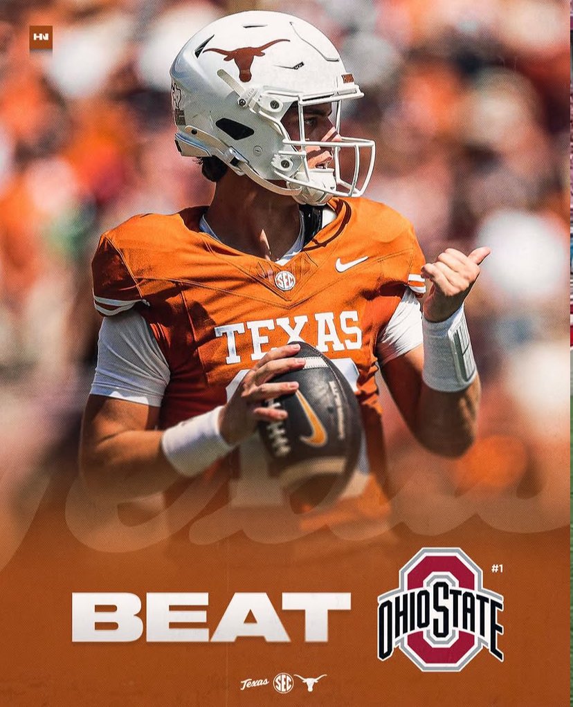 SteveMedici9's tweet photo. Letโs go Manning #BeatOhioState
#HookEm https://t.co/AEUMmsz0yD