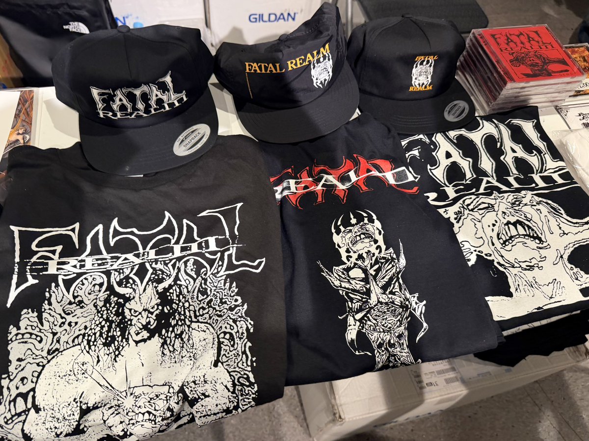 BloodaxeFest's tweet photo. 【本日TT】
FINAL RESTING PLACE / FATAL REALM🇯🇵2026 Day.1 9/13 岡山 @pepperland1974
18:00 @BIOLANTE_KOCHI
18:40 @zettonoyc086
19:20 @stainedoyc
20:00 FATAL REALM
20:35 FINAL RESTING PLACE
昨日は #summerbashfest ありがとうございました!いよいよ本日から2バンドでのツアーがスタート〜物販類は日本限定デザイン&OG復刻デザインなど多数用意してます、当日券も販売しますので是非オ-プンからチェック願います!
Door tickets available🎫