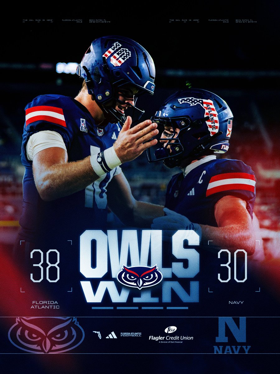 FAUFootball's tweet photo. HOME SWEET VICTORY 🏡

#WIP🏝️ https://t.co/mYRxUVhYUx