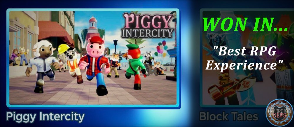 intercity_news's tweet photo. Intercity News - Innovation Awards 🏆 

Piggy: Intercity has won the "Best RPG Experience" category at the Innovation Awards!

Congratulations to the Piggy: Intercity Team! 🥳 https://t.co/rfX5iEcuvH