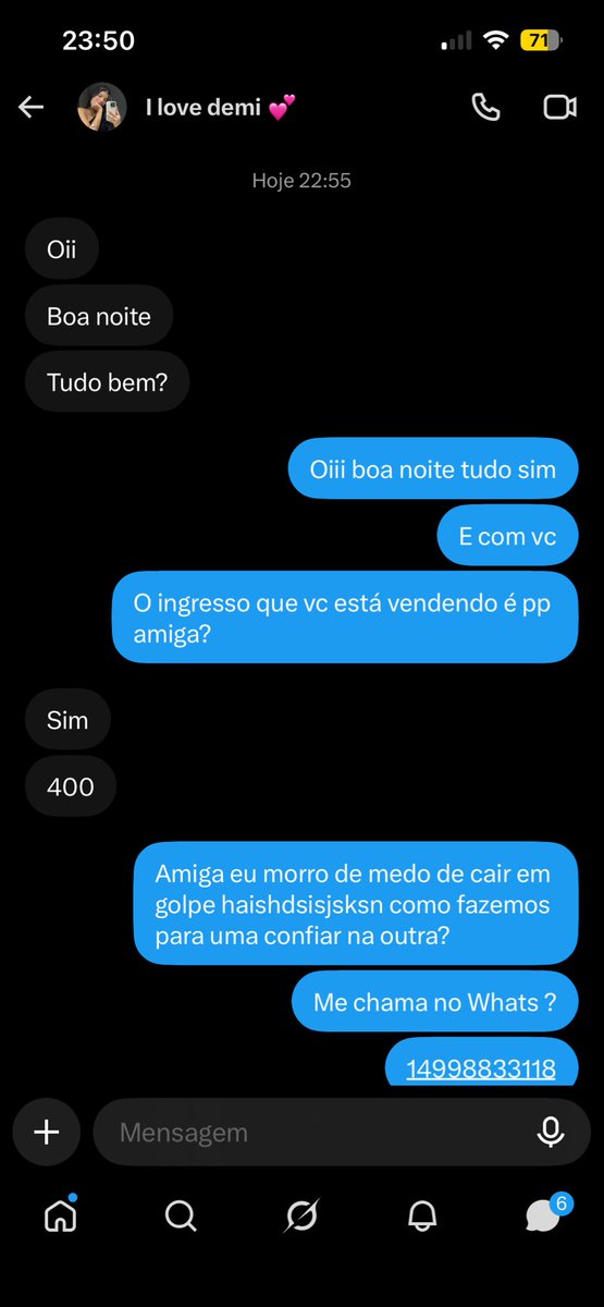 adrivelloso's tweet photo. pqp caí num golpe de vagabundo sem ter o que fazer. @usuarionitter1_ golpistaaaaaaaa !!!!! Tags; ingresso, demi, vendo, compro, show https://t.co/dY0XYPNSOp