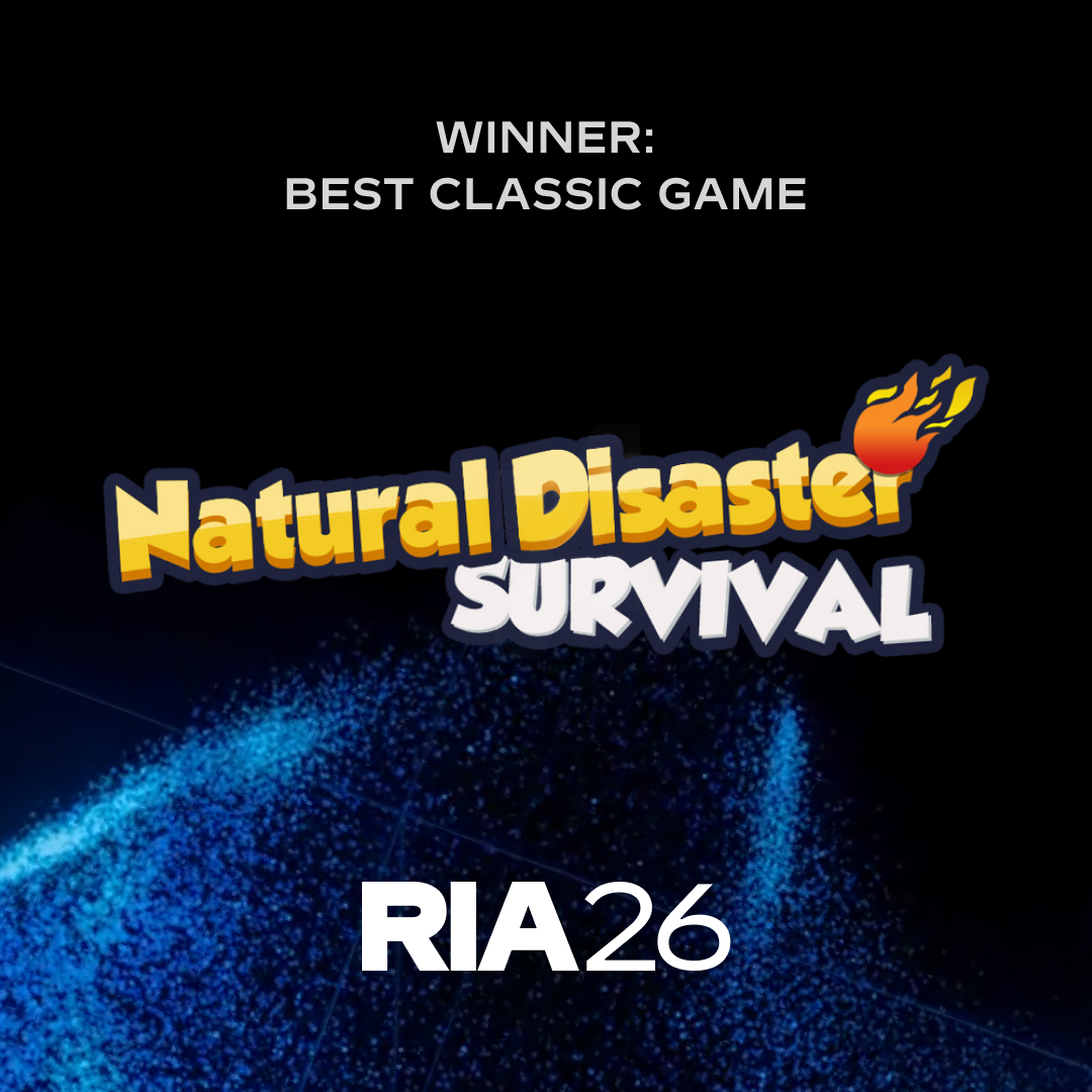 Roblox's tweet photo. Best Classic Game: Natural Disaster Survival 🌪️ https://t.co/B6UQhyZMQl