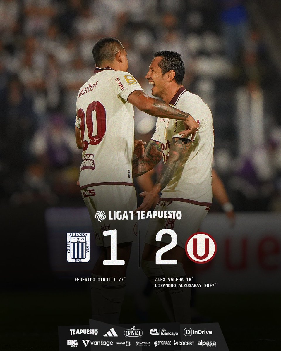 Liga1TeApuesto's tweet photo. ¡𝗧𝗥𝗜𝗨𝗡𝗙𝗔𝗭𝗢 𝗔𝗚𝗢́𝗡𝗜𝗖𝗢 𝗗𝗘 𝗨𝗡𝗜𝗩𝗘𝗥𝗦𝗜𝗧𝗔𝗥𝗜𝗢 𝗘𝗡 𝗠𝗔𝗧𝗨𝗧𝗘! 🟡🔴🔥

📸 ITEA Sport

#Liga1TeApuesto
#ElADNdelHincha https://t.co/TRCnxFnVut