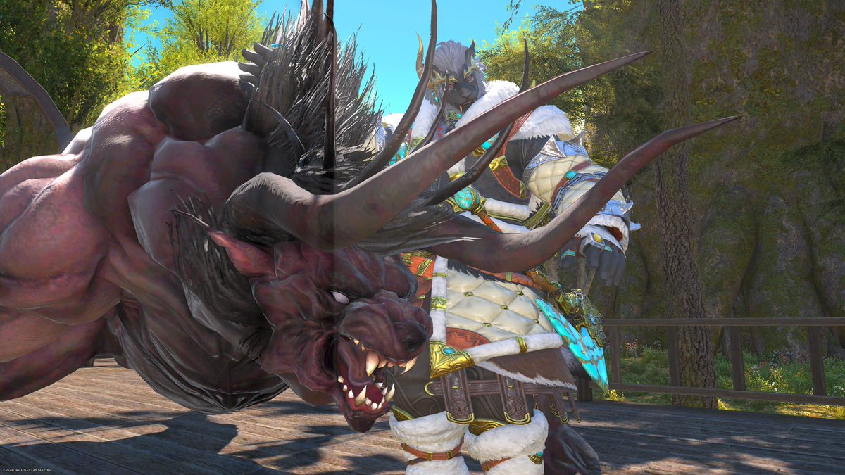 ryu_drago_ff14's tweet photo. ベヒやん獲れた✨🦁✨
育てたら最強であってほしいけどどうなのかしらね？
これでコアは装備強化に回せる https://t.co/nZmQRyHIhT