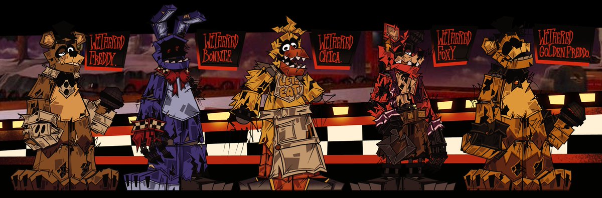 ThePaintedGoof's tweet photo. Theyre back, even revamped.

[Five nights at Freddy's] [REPOST] https://t.co/MtbhVKiNhi