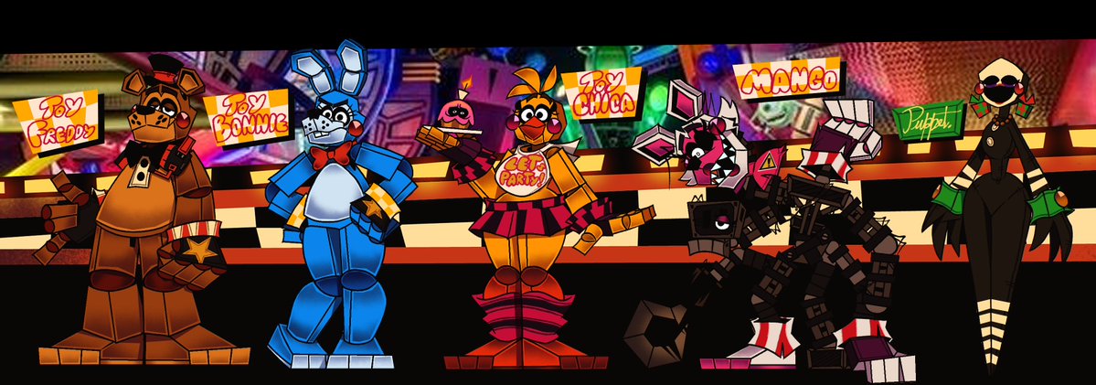ThePaintedGoof's tweet photo. Theyre back, even revamped.

[Five nights at Freddy's] [REPOST] https://t.co/MtbhVKiNhi