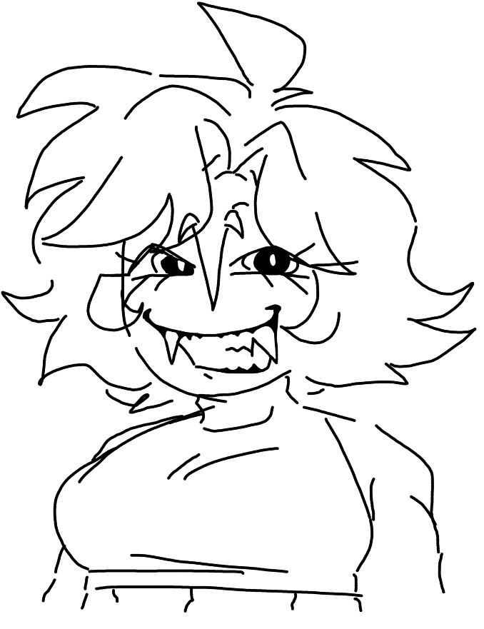 turnip_01's tweet photo. im quite in the oc mood (drawing-wise) so there wont be much fandom stuff

also tf you smiling for stop smiling you nimrod
(it knows im thinking about him) https://t.co/NRZQbOHi21