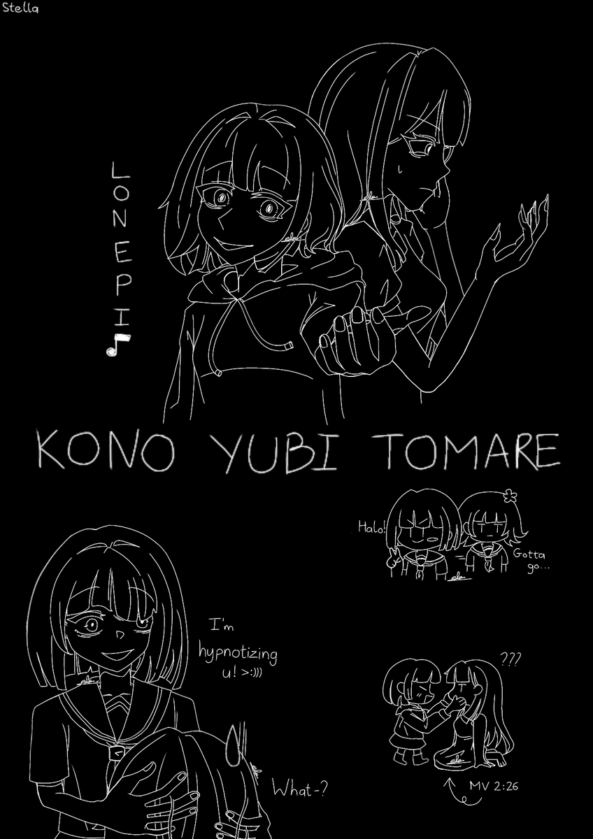 i_am_stell4's tweet photo. Congratulations on reaching 1M views on YouTube for "Kono Yubi Tomare" MV! 🥹
I love this song so so much, thank you my favorite producer, @LonePi_ (●˙꒳˙●)◜♡
#lonely_notes #lonepi #stellascanvas #art https://t.co/yXtCqiP0G0