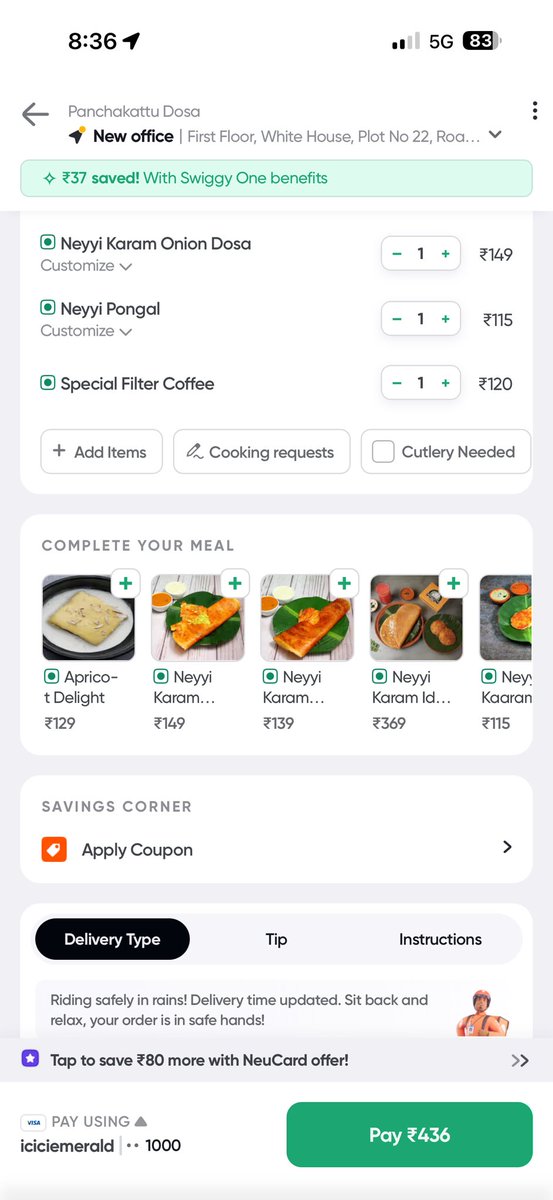 idlebrainjeevi's tweet photo. Difference between visiting the outlet and using Swiggy! https://t.co/mH4exEGu67