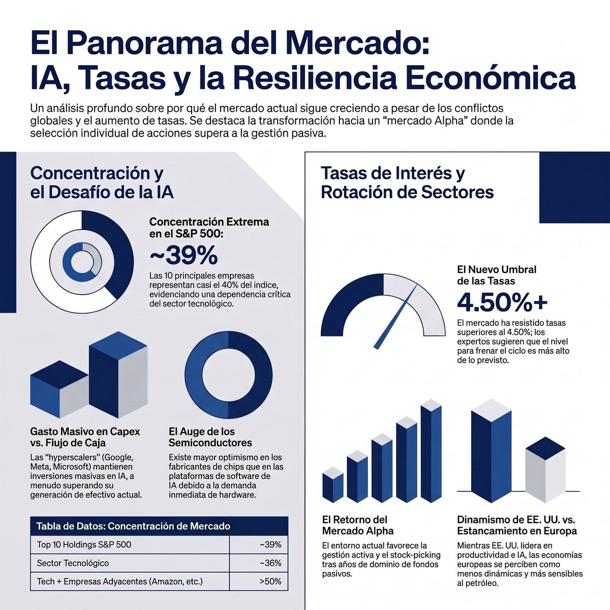 Finanziosos's tweet photo. El #mapafinanciero actual, la fiebre de la IA y el nuevo régimen de tasas. 
¿Por qué el #mercadofinanciero se mantiene en pie a pesar de la volatilidad #Geopolítica y las elevadas tasas de interés?puntos clave para entender qué está moviendo realmente el dinero en la actualidad👇 https://t.co/AlLeRs1W8S