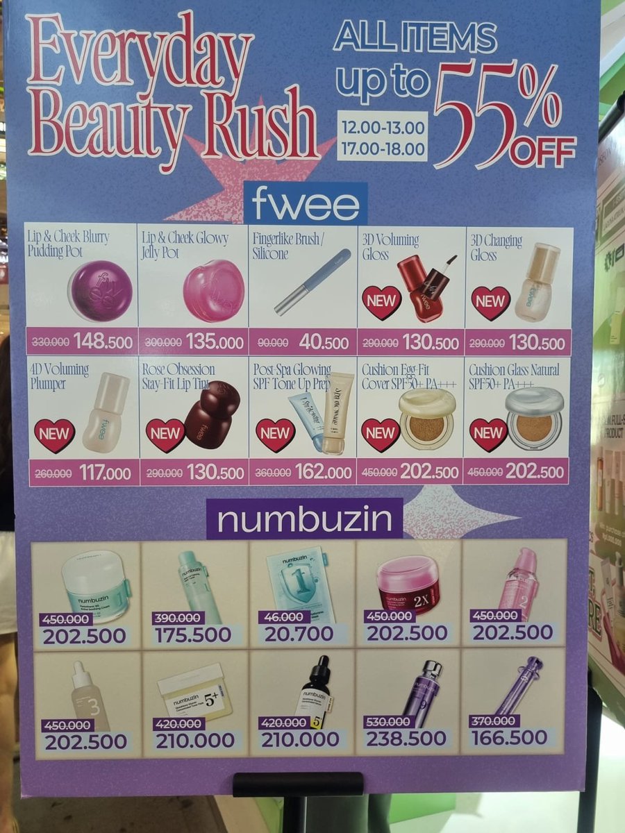 rak_bukuku's tweet photo. promo fwee dan numbuzin

- setiap beli fwee 3 item bisa dapat 1 free glowy jelly pot #custard

- setiap beli 1 lip fwee dapat free keyring pudding pot

- setiap pembelian 1 numbuzin + 1 fwee dapat lucky draw free fullsize product

# wts sale clearance promo komunitas harga murah https://t.co/hLNGS84foW
