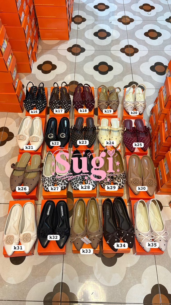 rSeNIii's tweet photo. Halooo wargiii aku mau jualin flatshoes cantik cantik dengan harga murceee 🤩🤩🤩 
Untuk size ready smua yaa, harga 65k per box 
Payment hanya melalui shopee dan transfer 🫶🏻🫶🏻 https://t.co/YU7LhflV8l