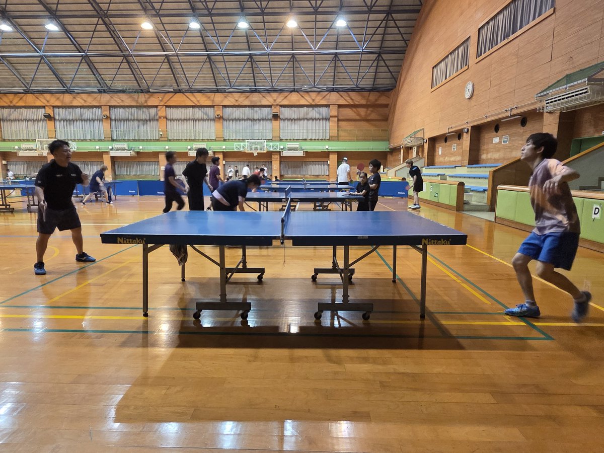 wactsaga's tweet photo. ＼日曜夜はWact day🏓／

こんにちWact dayのお知らせです。

18:30〜21:30(3時間)
佐賀市立体育館にて
参加フリーの練習会を開催❗️

🤩大学生まで無料
🐥社会人・一般は参加費300円
※エアコン使用のため
※打ち始める前にお名前の記入をお願いします。

《今後の開催予定》
9月は毎週開催予定 https://t.co/kffyxLTwJT