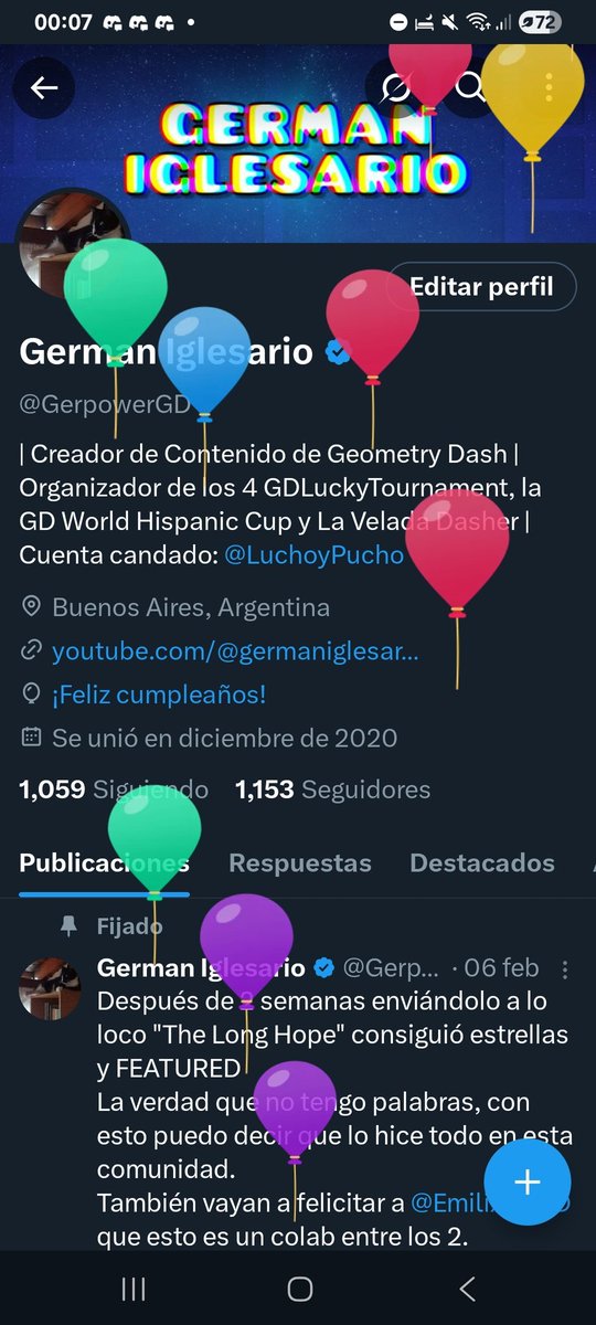 GerpowerGD's tweet photo. Pos ya 21 años, estoy viejo XD https://t.co/B5EAsvFTGR