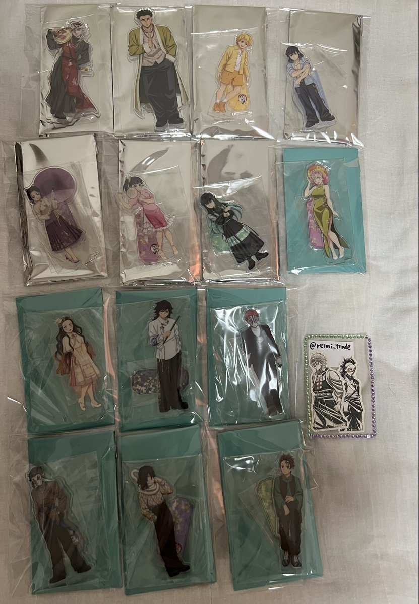 reimi_trade's tweet photo. 【交換・譲渡】鬼滅の刃 新繹シリーズ 中国限定 ポップアップ アクスタ アクリルスタンド

譲:童磨★/無一郎★/義勇★/炭治郎/善逸/禰󠄀豆子/伊之助/悲鳴嶼/しのぶ/カナヲ/伊黒/甘露寺/獪岳/猗窩座

求:同種 実弥/玄弥各1 or 1点 1,900円

都内手渡し優先(詳細画像2,3)
検索からもお気軽にお願いします https://t.co/316gBdQTdc