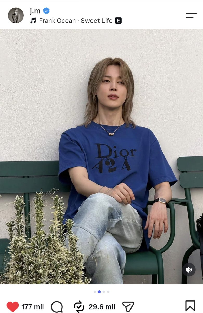 JiminPublicidad's tweet photo. Jimin actualizó su Instagram 🩵🫶
Hermoso!

https://t.co/gjiZBfBlGC https://t.co/8ieQRvDqob