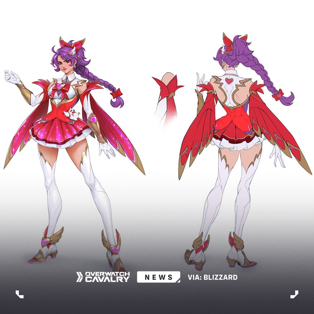 OWCavalry's tweet photo. New Dokiwatch Skin Concept Art in #Overwatch: Heart of Tenacity Anran🎨 https://t.co/aSJwtkt63e