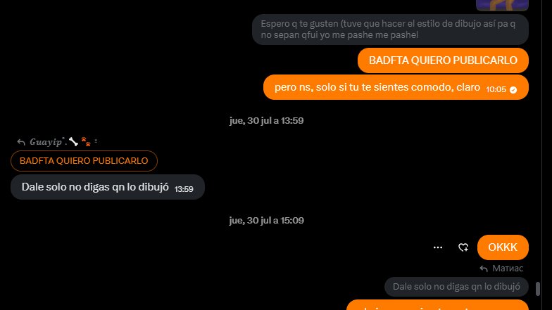 shut_ittdumbass's tweet photo. siguen sin creer que matnac no hizo el dibujo? Lit el se ofreció en hacérmelo, pero con la condición de que NO dijera que él lo había hecho.

Tengo hasta capturas y de cuando me mostró su dibujo de su OC XDD https://t.co/I9d6yYYZPz